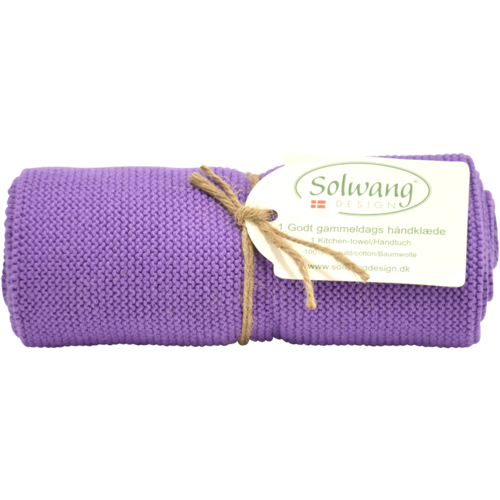 Solwang Towel GOTS purple
